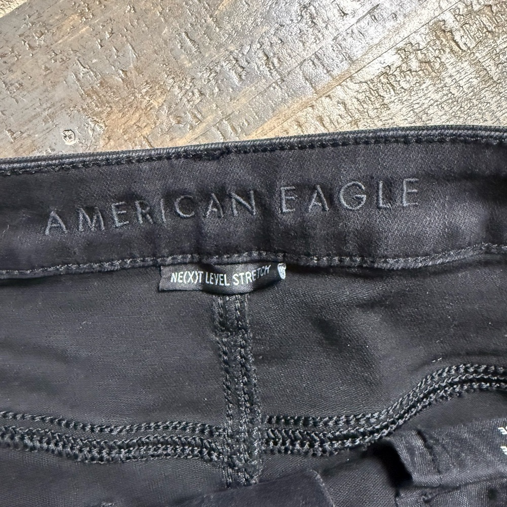 American Eagle Outfitters Women’s Supet Hi-Rise jegging Black  Jeans - Picture 6 of 13